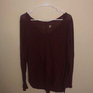 Thin sweater/long sleeve shirt